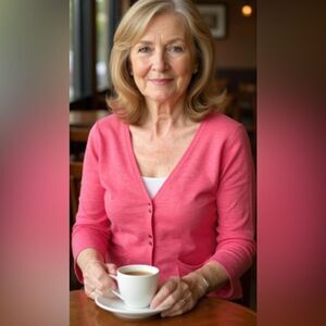 Eileen Fisher Light-Weight Pink Sweater Size S